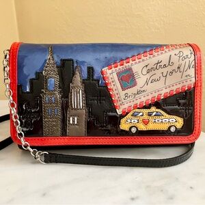 RARE Brighton New York Crossbody Clutch